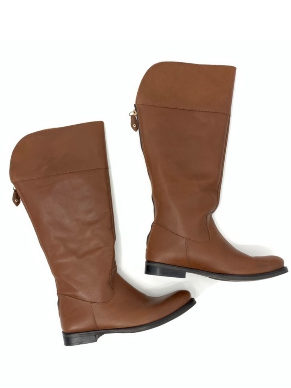Matisse Brown Leather Knee High Wide-Calf Boots Size 6.5M